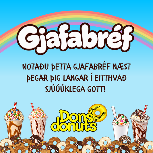 Gjafabréf Dons Donuts